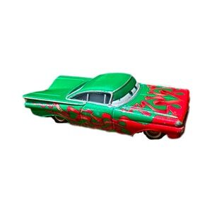 Disney Pixar Cars Christmas Ramone Cruiser Green & Red Lowrider Impala